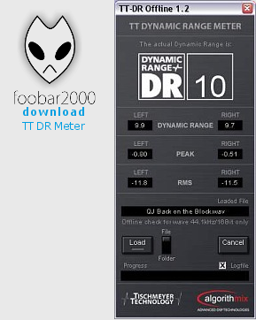 TT Dynamic Range Meter Foobar