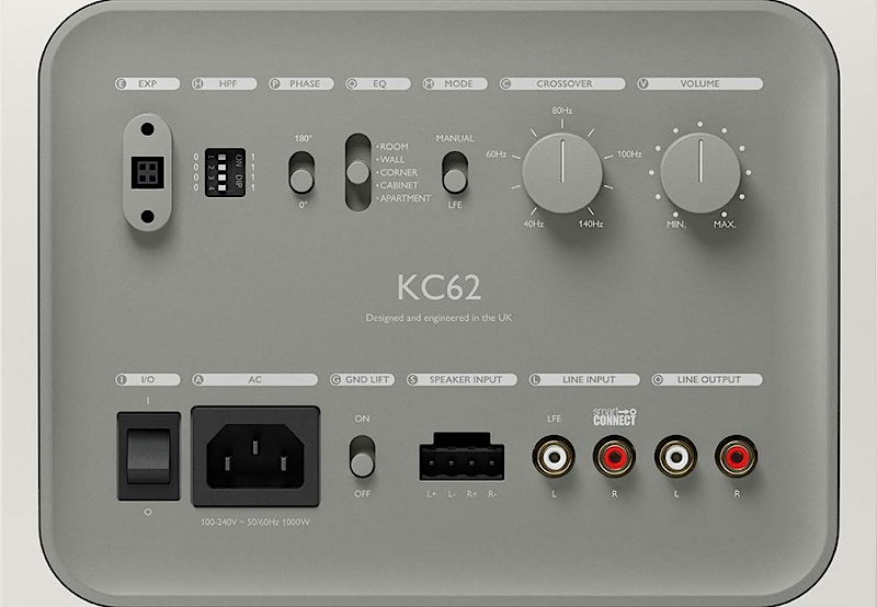 KEF KC62 control panel