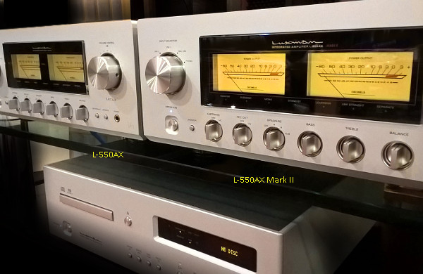 LUXMAN L-550AX Mark II vs L-550AX